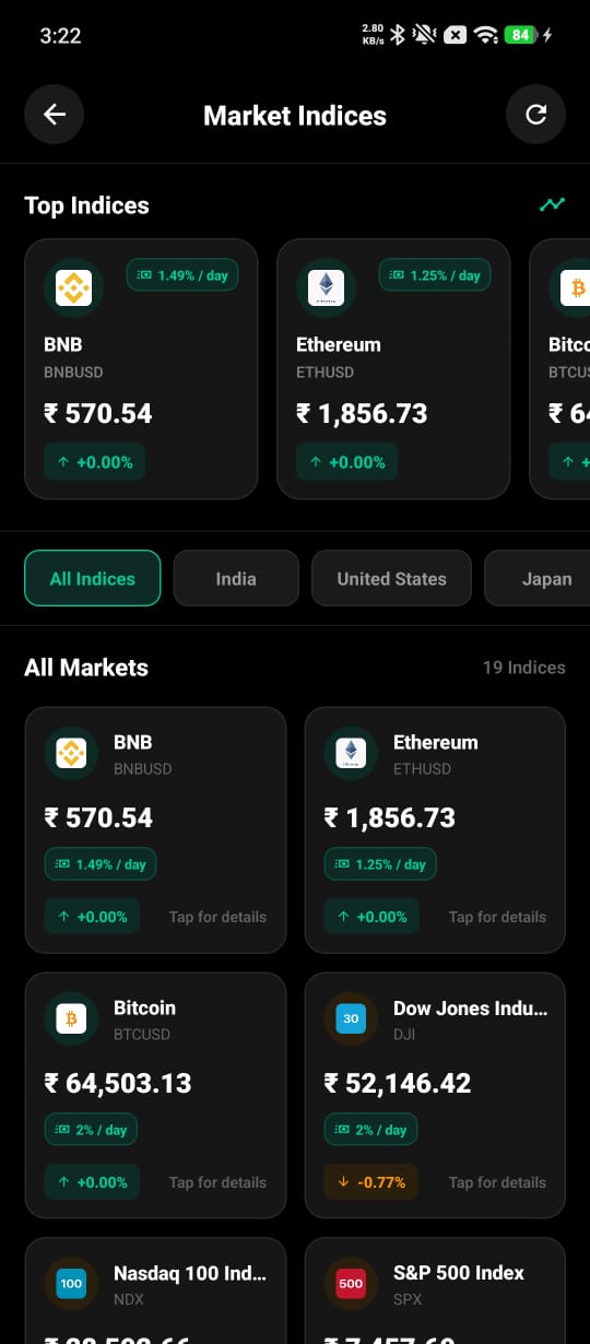 Browse Markets